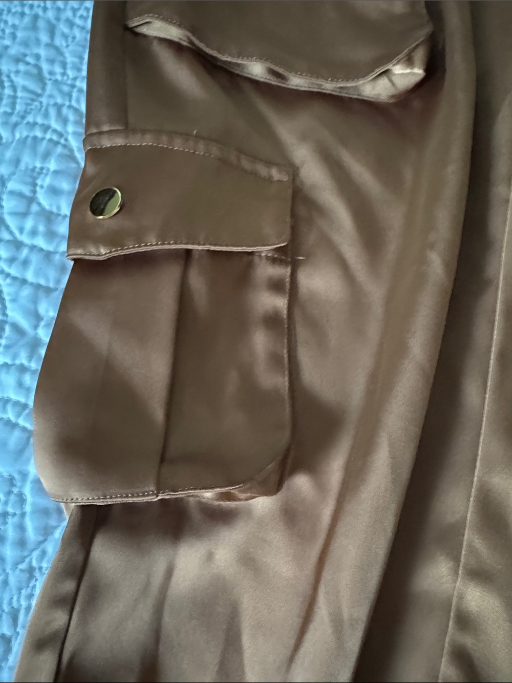 Cargo Jogger Pants in Rich Golden Brown - Picture 4 of 8